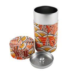 Contenedor para té hermético - Aomi wave naranja