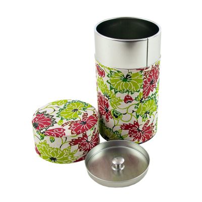 Contenedor para el té hermético - Summer flower verde y rojo