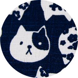 Monedero gato azul