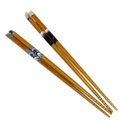 Set de 2 pares de palillos: Fuji y Ola de Bambu