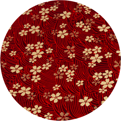 Furoshiki sakura rojo