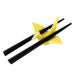 Hashioki reposa palillos Grulla origami amarillo