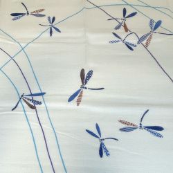 Tenugui multiuso libélulas azules