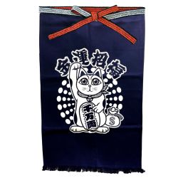 Maekake o Delantal Azul Maneki