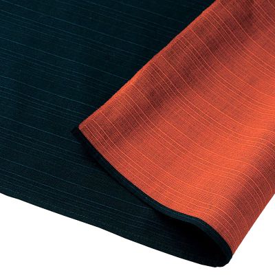 Furoshiki textura reversible Azul marino Naranja