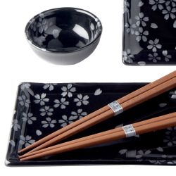 Set de sushi Sakura negro