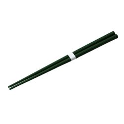 PRO08622-Palillos lacados en verde y blanco