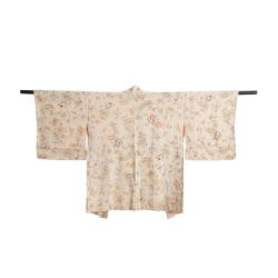 Haori marfil floral