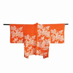 Haori naranja floral