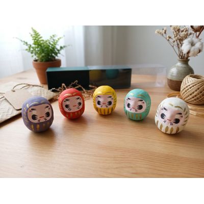 Set de 5 Darumas japoneses...